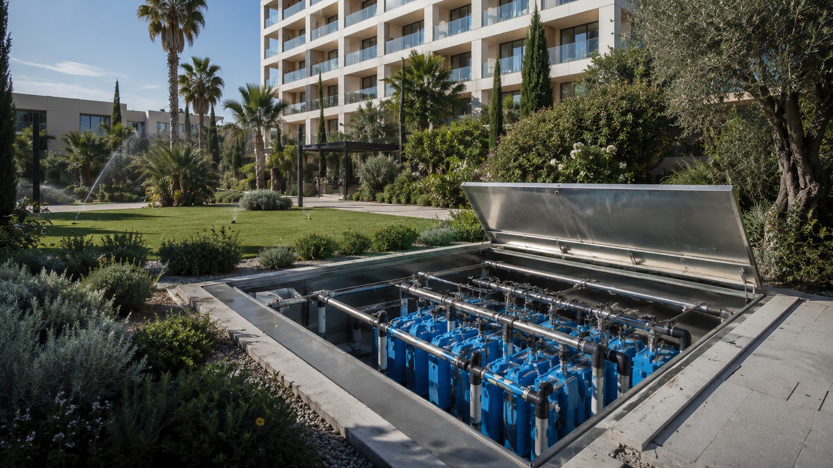 Hôtels campings tourisme recyclage eau