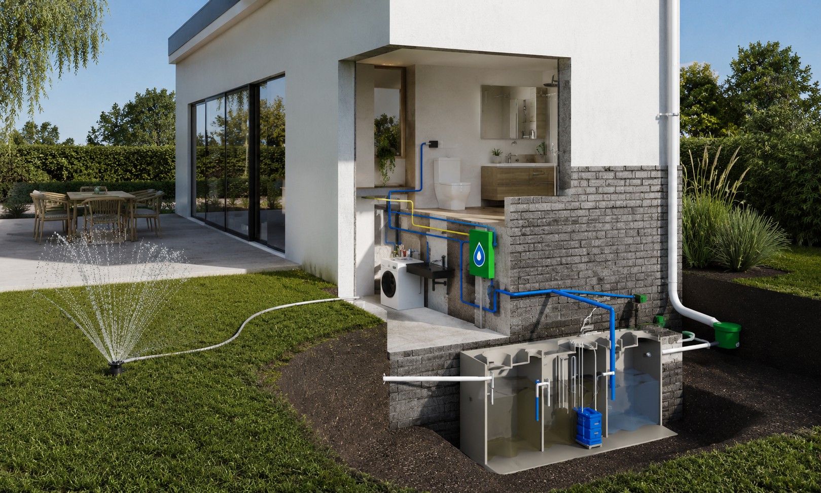 Traitement eaux noires micro-station ACQUA-REuse