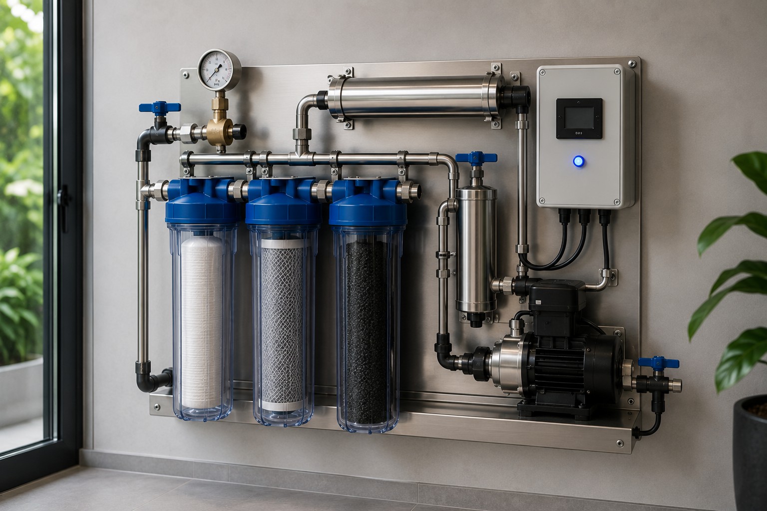 Module compact ACQUA-Filtre prêt à installer