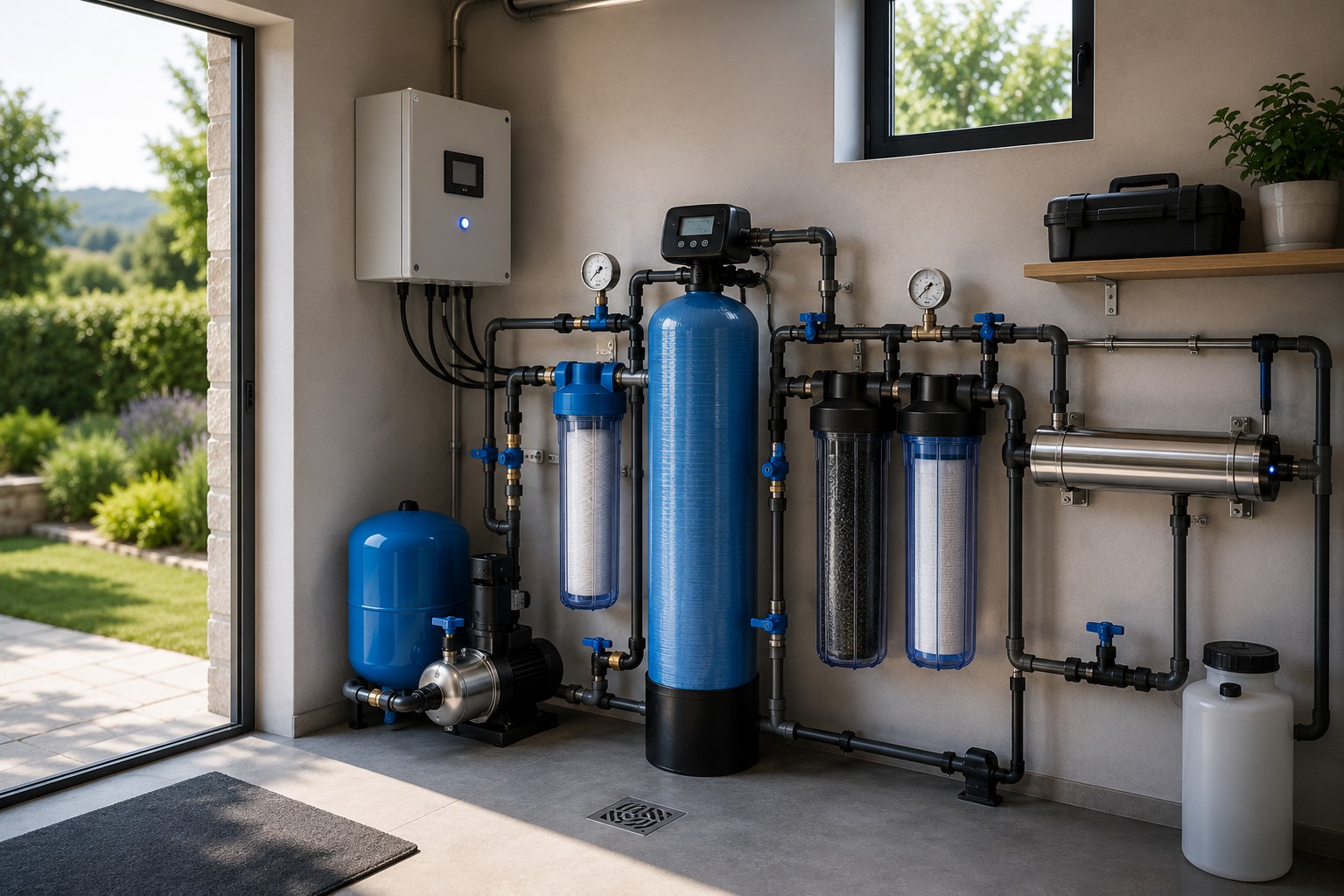 Filtration forage et site autonome