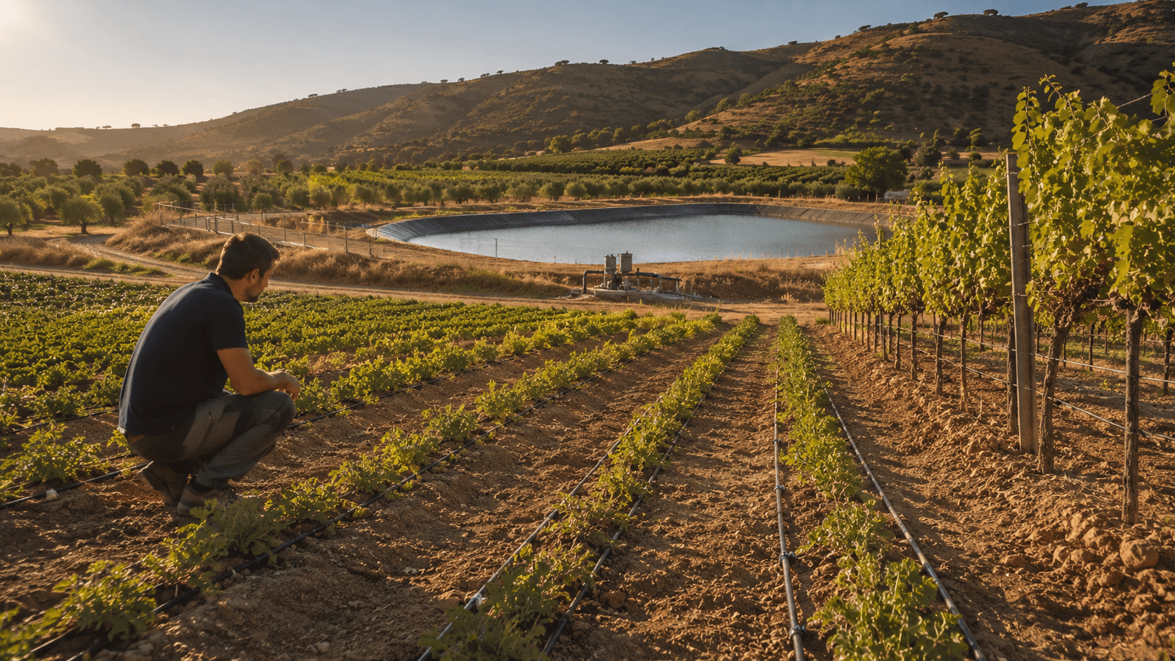 Stress hydrique irrigation agriculture viticulture économies d'eau