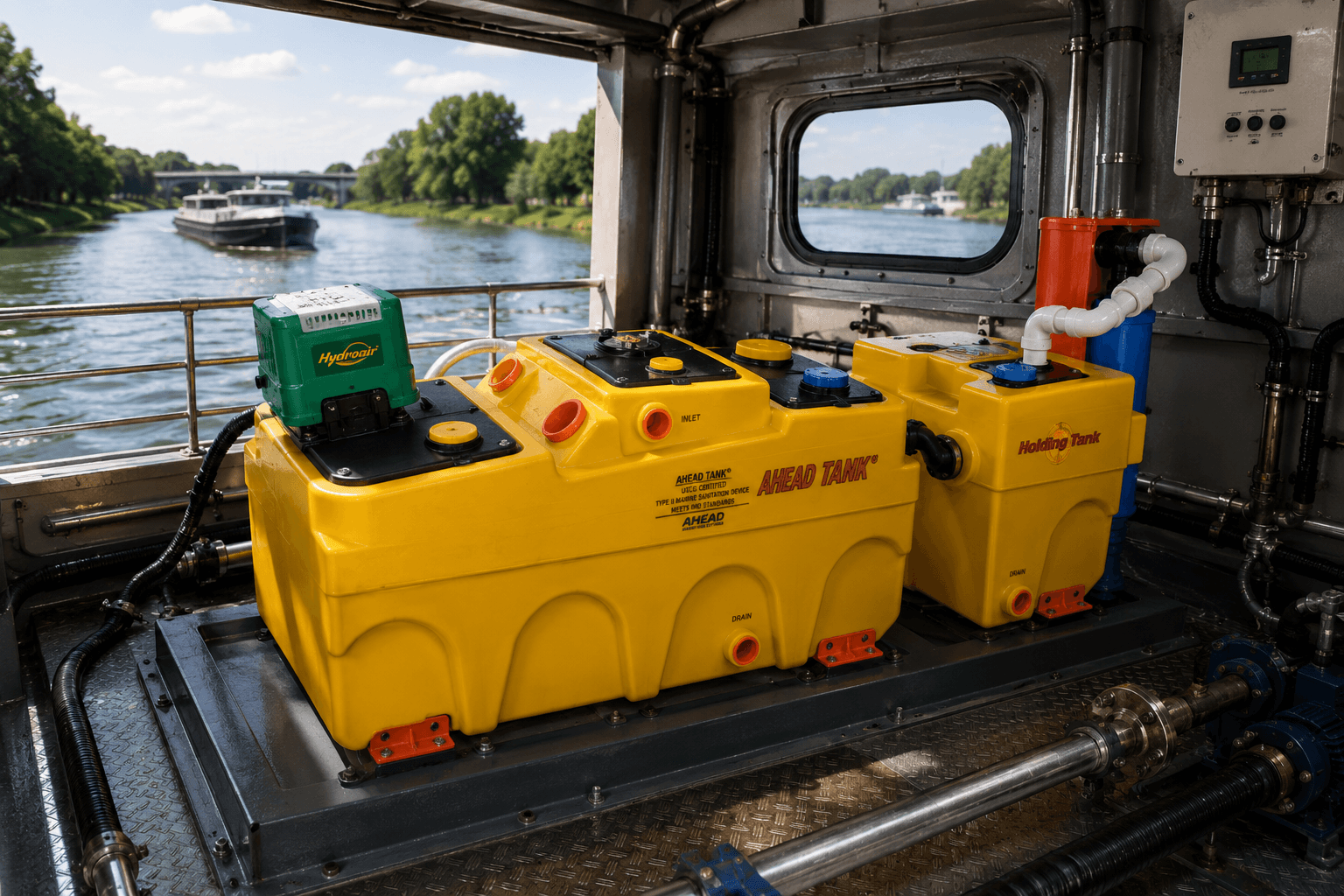 Ahead Tank solution sanitaire compacte bateau