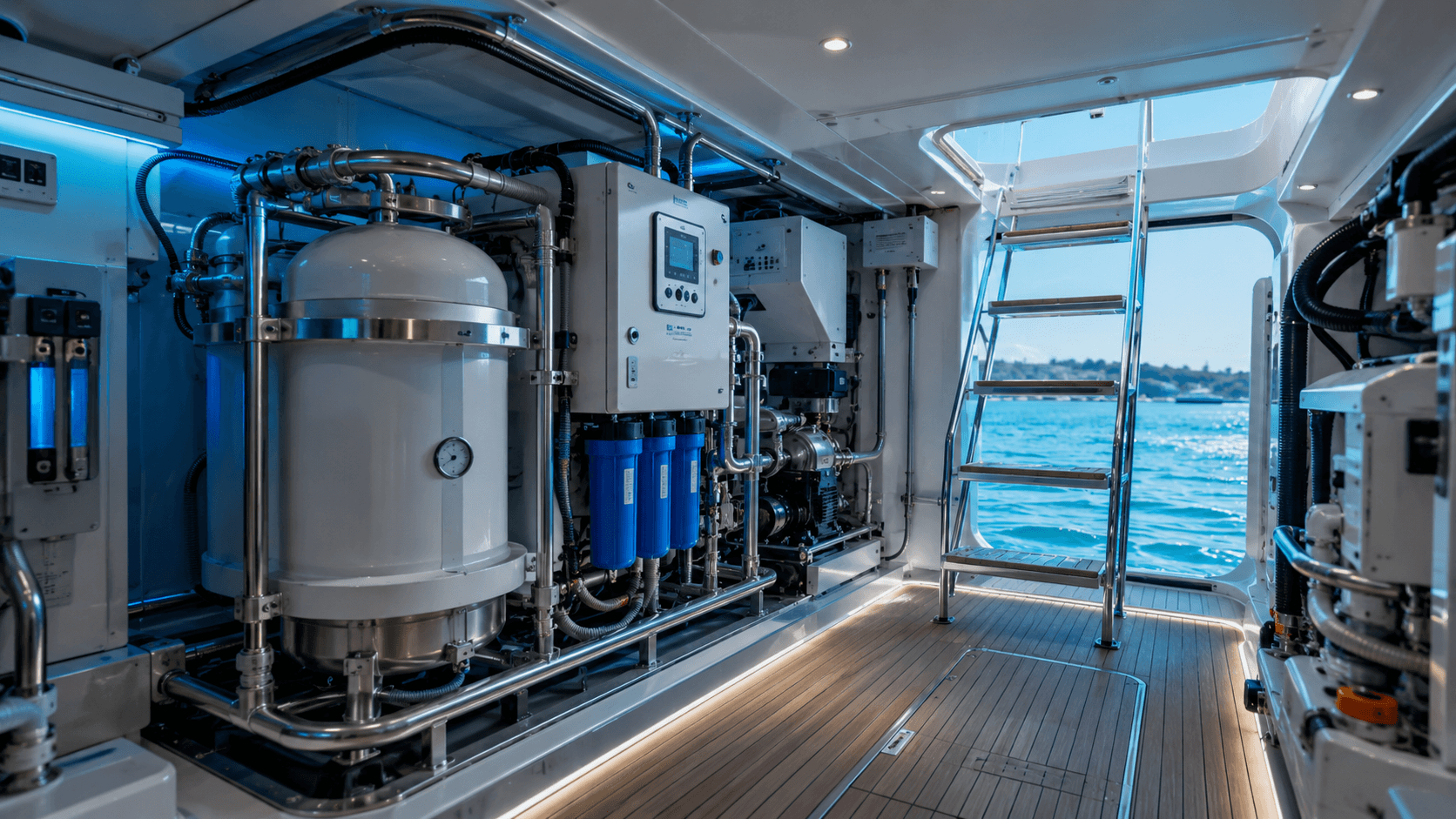 Solutions bateaux traitement des eaux à bord et conformité marine