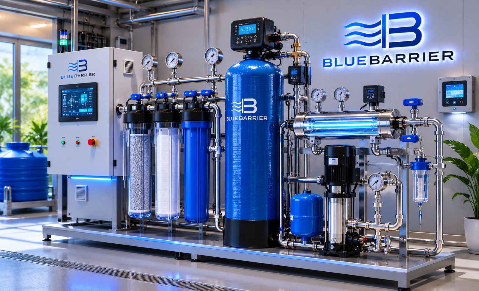 BLUEBARRIER PRO solution professionnelle de sécurisation de l’eau