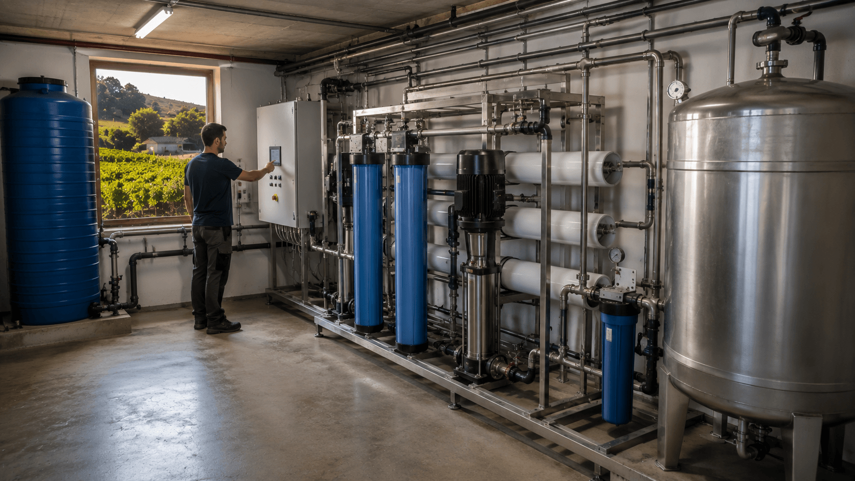 BLUEBARRIER PRO agriculture eau potable eau de process site isolé