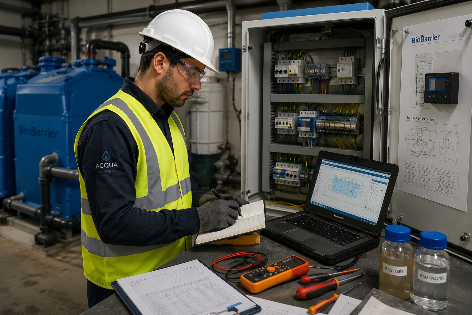 Maintenance et SAV installation de traitement de l’eau