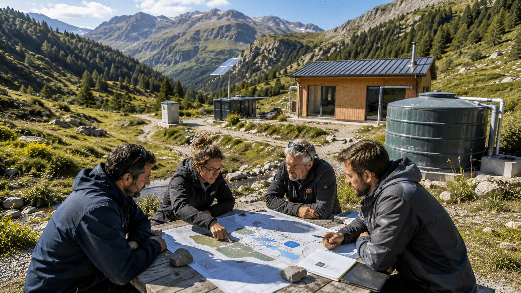 Stratégie eau sites isolés autonomie potabilisation assainissement REUT