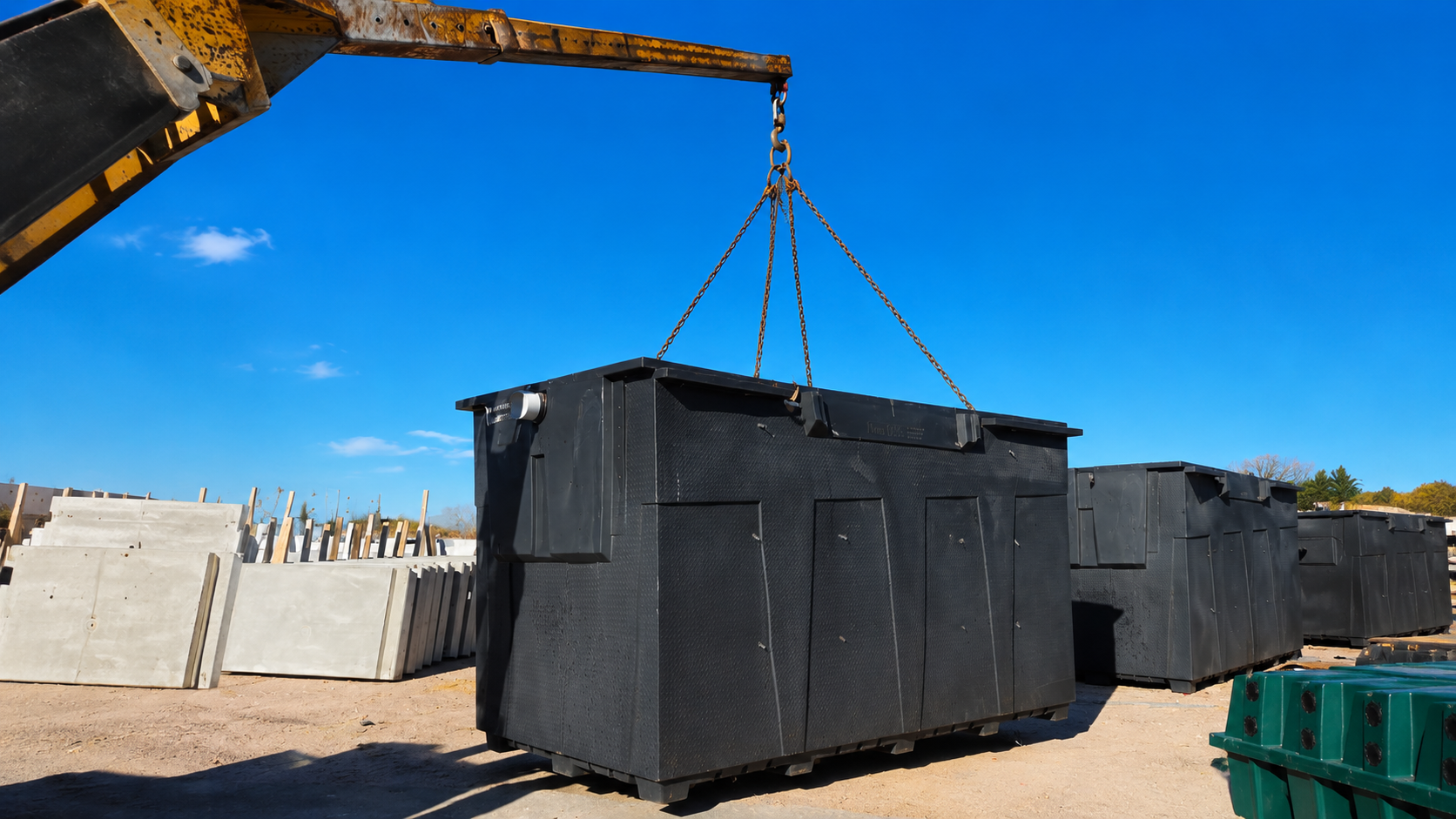 Installation de l’unité MyFAST® 1.0 et de son média biologique dans une cuve