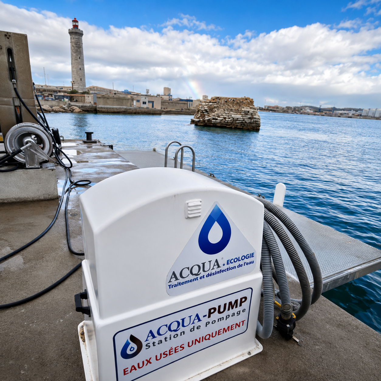 Pompage des eaux usées et des eaux de cale en milieu portuaire