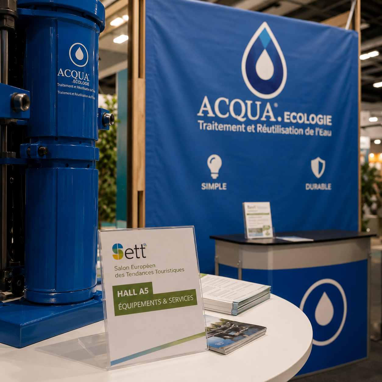 ACQUA.ecologie et BioMicrobics® France au SETT 2025 à Montpellier