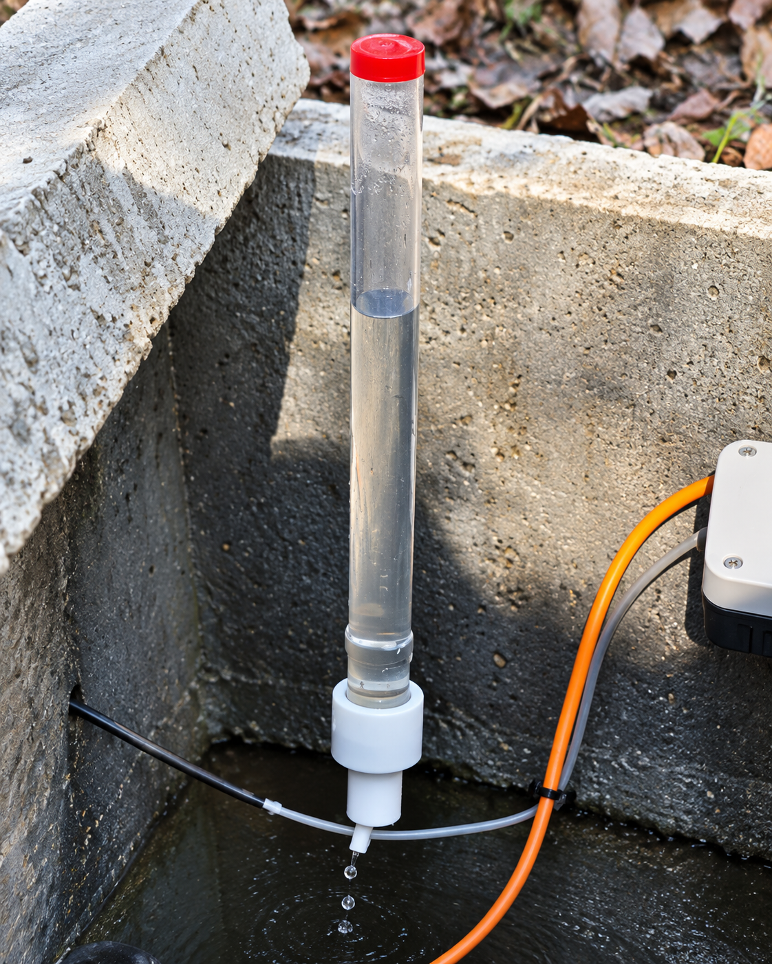 Eau traitée en sortie de la station MicroFAST 600 EH